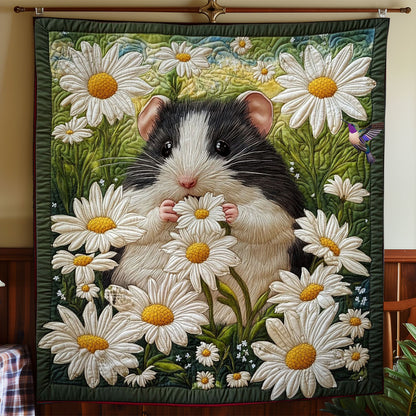 Hamster White Flower WY0412018CL Quilt