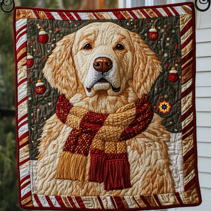 Christmas Golden Retriever WU0111007CL Quilt