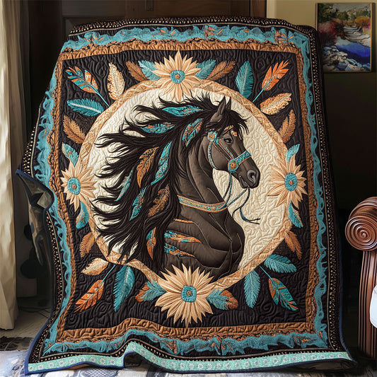 Brown Horse WX2312005CL Quilt