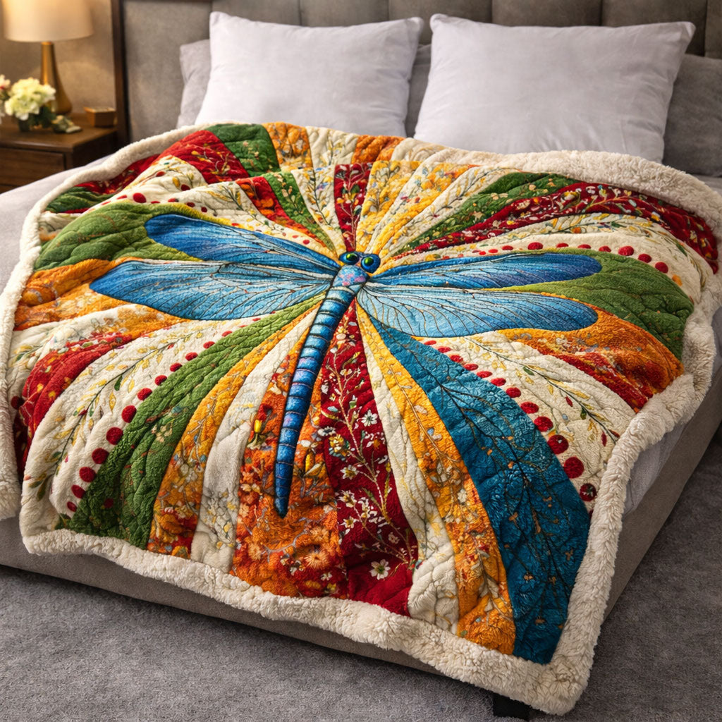 Dragonfly Serenity KL1901005CL Faux Fur Throw Blanket
