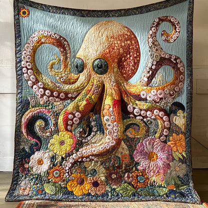 Octopus Pretty WX0412039CL Quilt