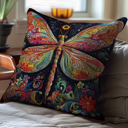 Colorful Dragonfly WY0912079CL Quilt Pillow Case