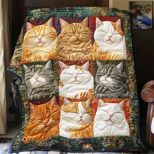 Cute Fat Cat YR2612020CL Quilt