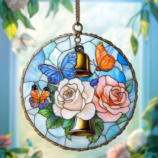 Bell In Garden WY1401001CL Suncatcher