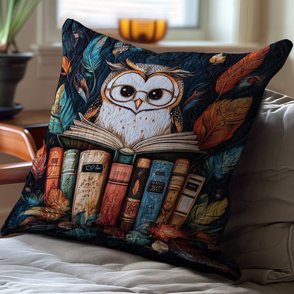 Study Owl WJ0410034CL Quilt Pillow Case