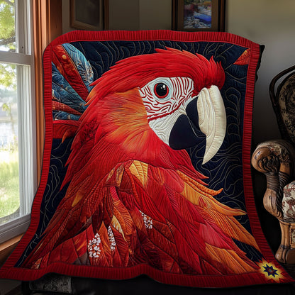 Red Parrot WY1012045CL Quilt