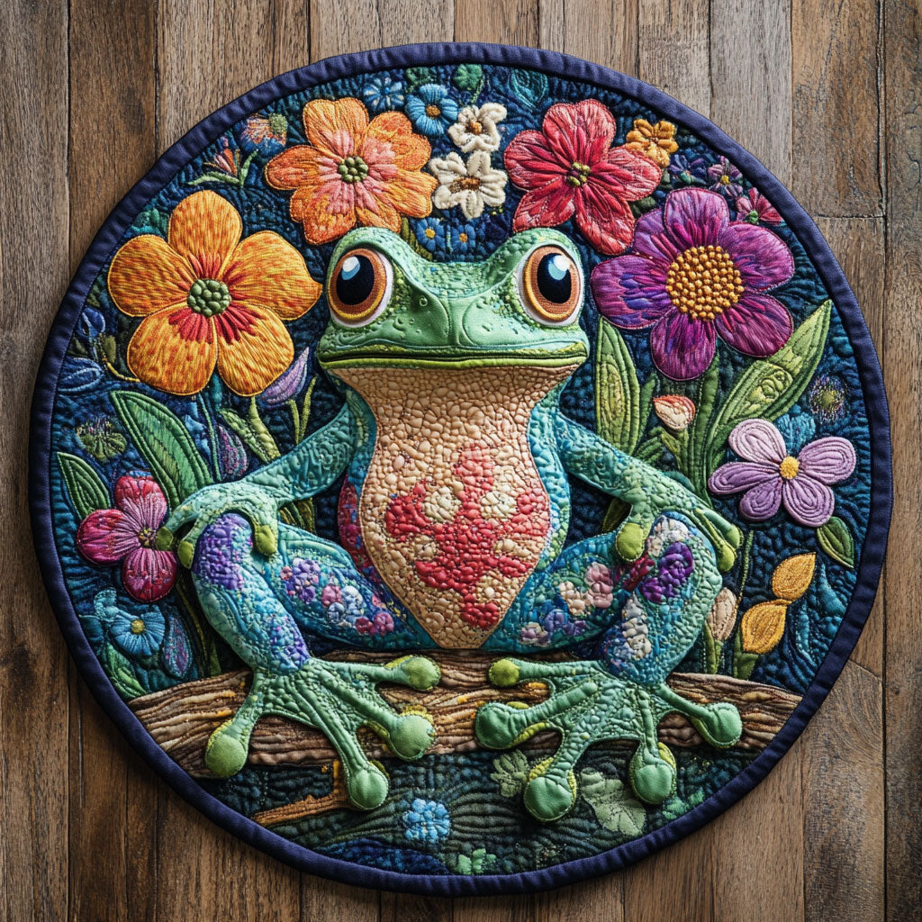 Calm Frog CP1305005CL Quilted Round Mat