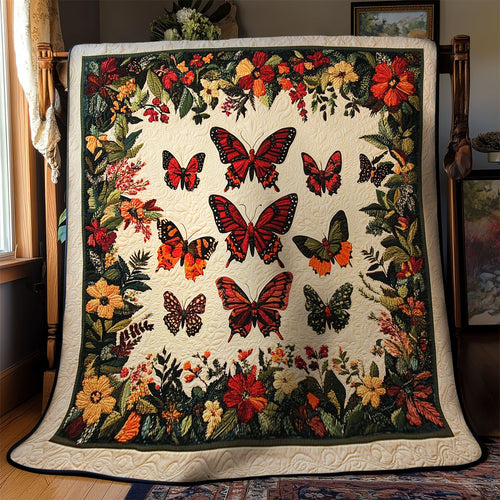 Butterfly In Garden WY1502025CL Quilt