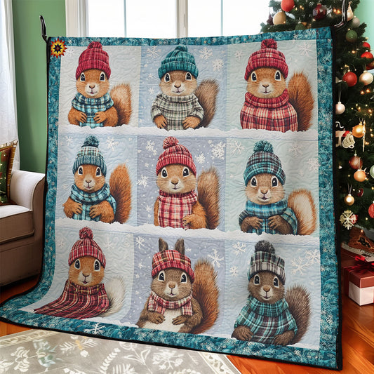 Squirrel WY2611020CL Quilt