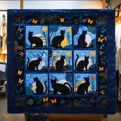 Cat Silhouette WJ1510005CL Quilt