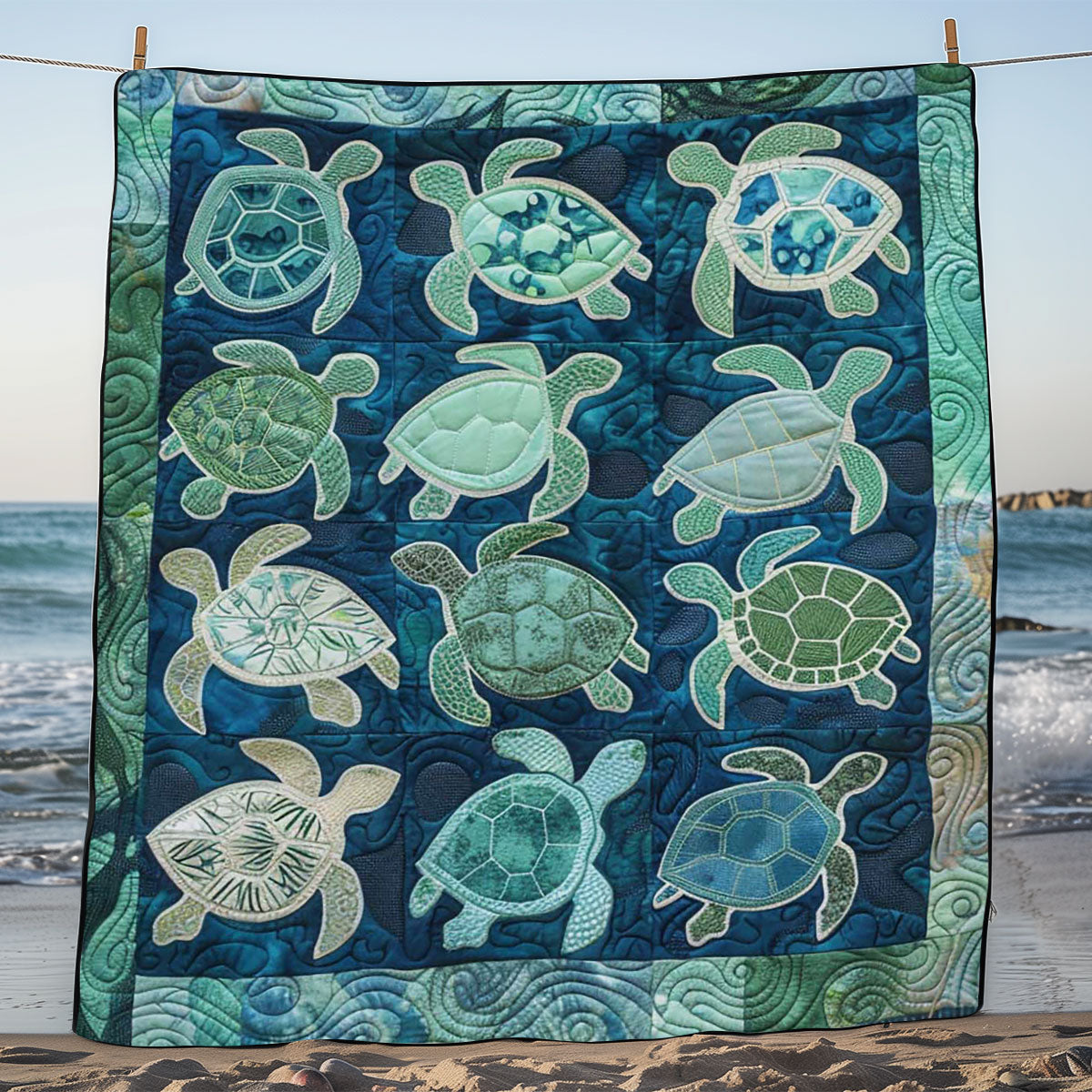 Sea Turtle WJ1908020CL Quilt