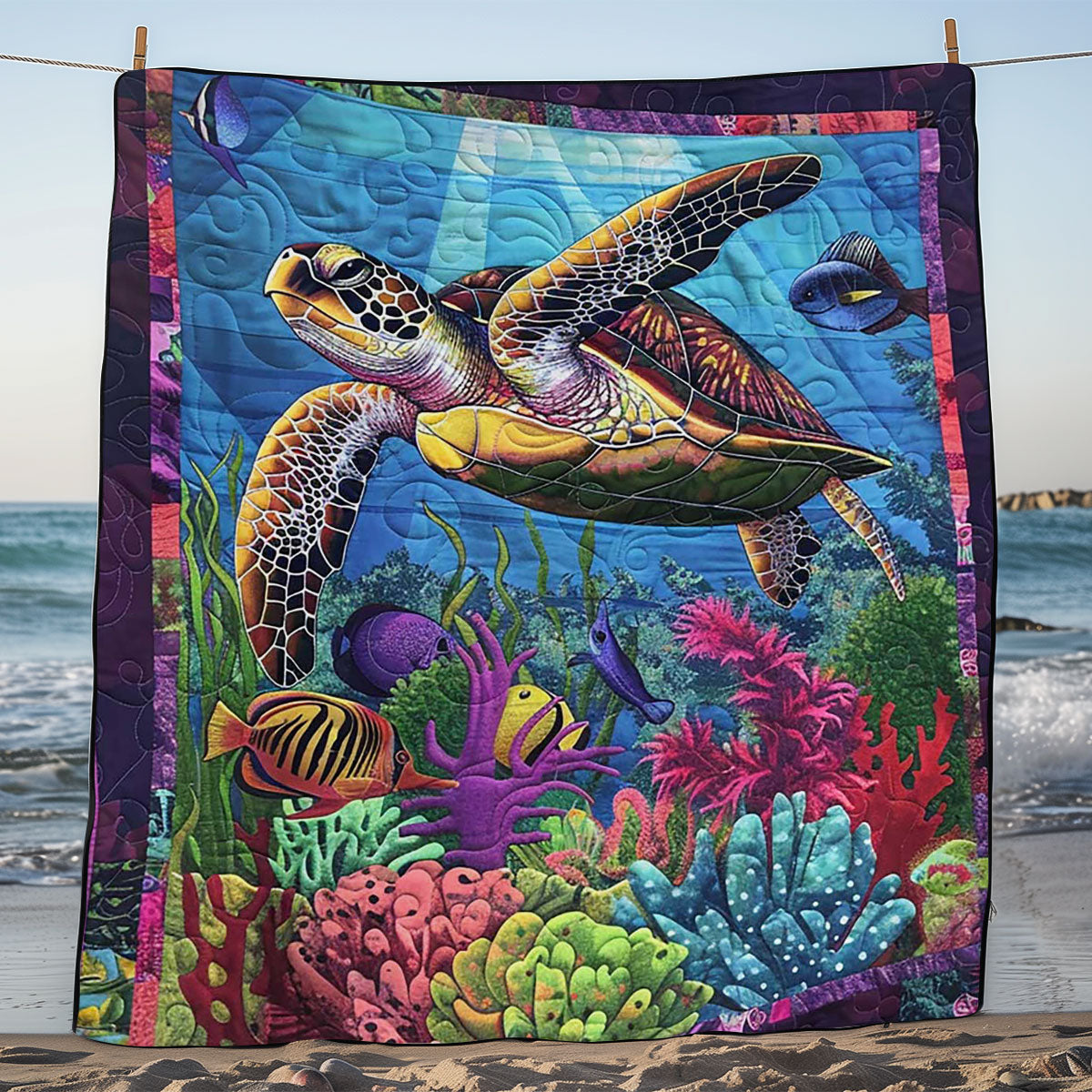 Sea Turtle WJ2208019CL Quilt