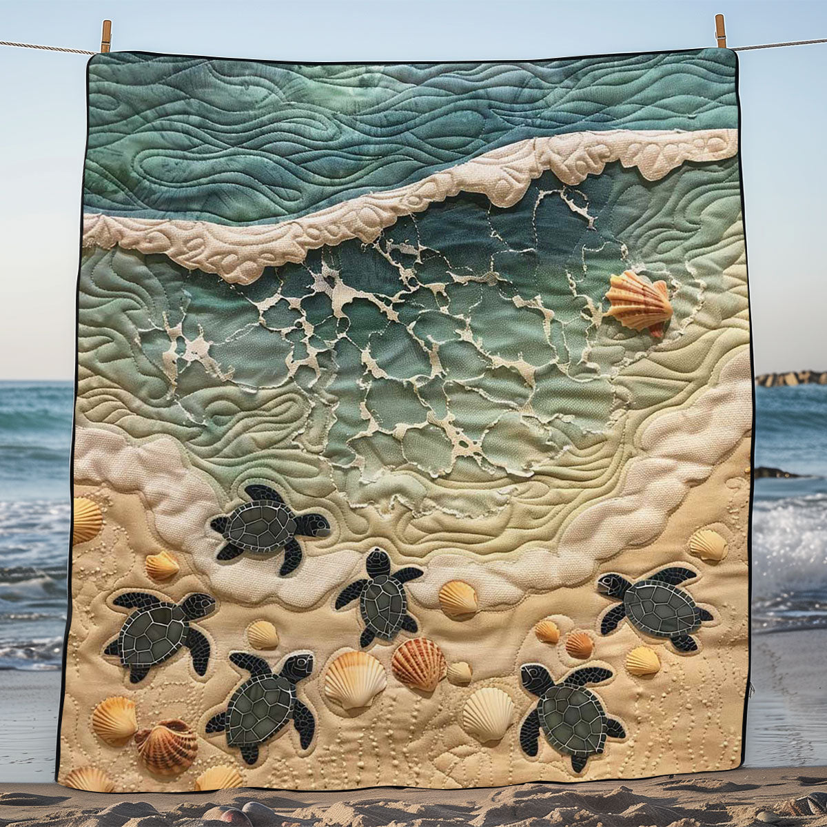 Sea Turtle WJ2608025CL Quilt