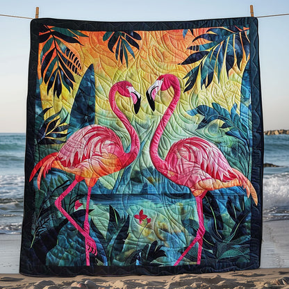 Tropical Flamingo WJ2408024CL Quilt