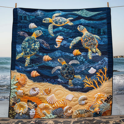 Turtle And Seashore Collection WJ0908029CL Quilt