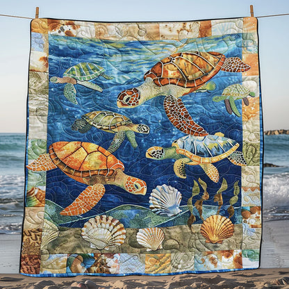 Turtle Under The Sea WJ0908032CL Quilt