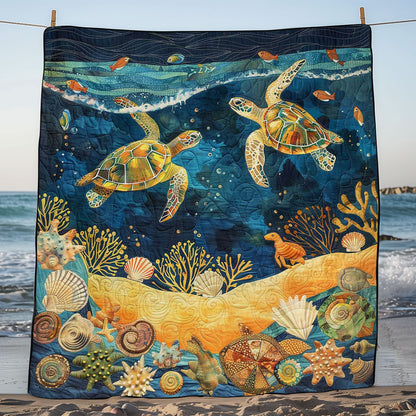 Turtle Under The Sea WJ0908034CL Quilt