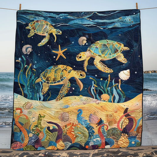 Turtle Under The Sea WJ1608027CL Quilt