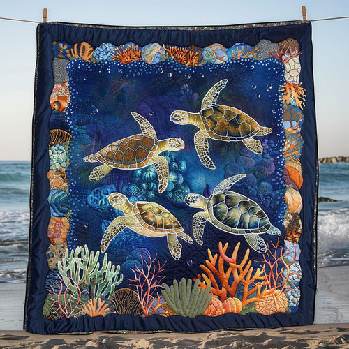 Turtle Under The Sea WJ2408025CL Quilt