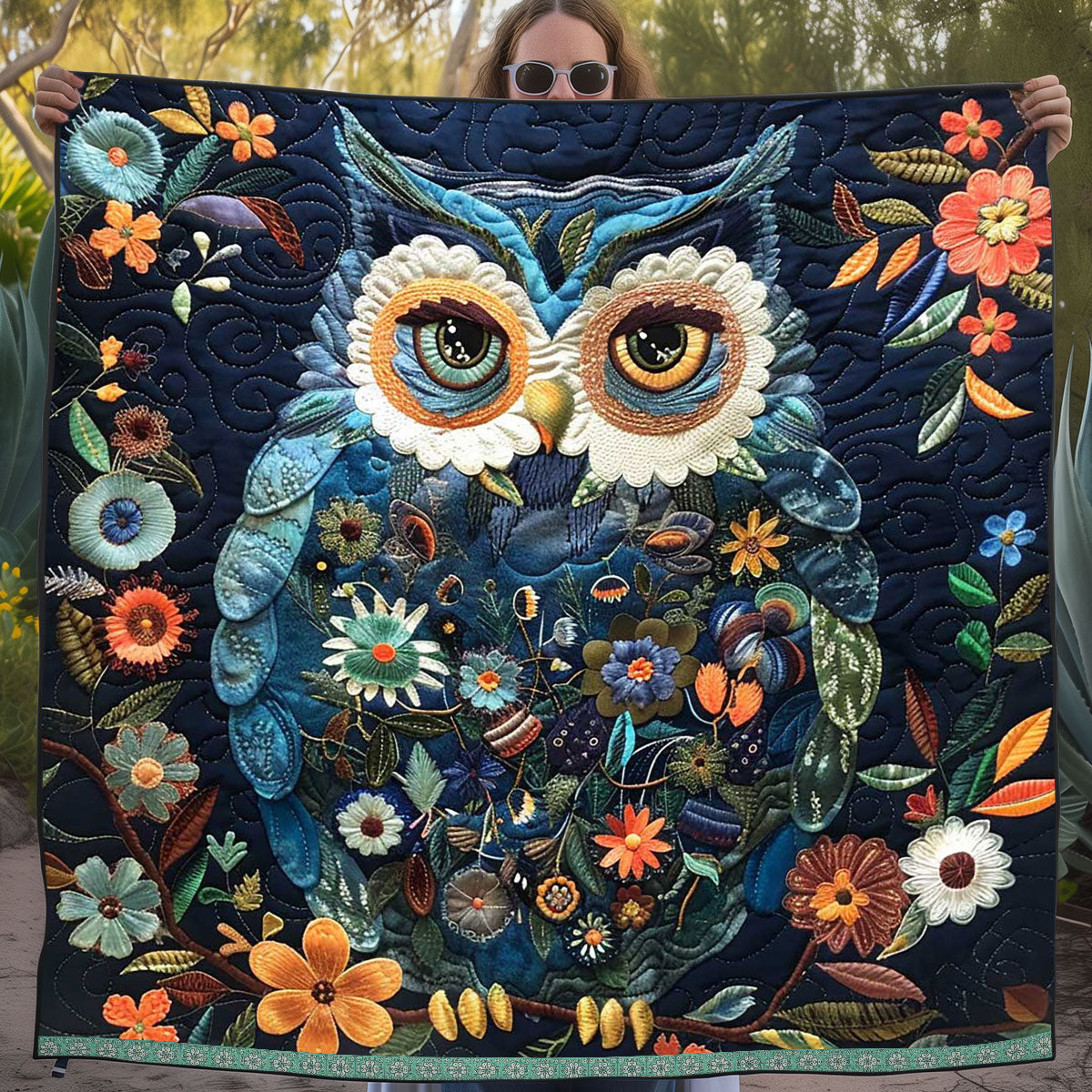 Enchanting Owl WJ1309006CL Quilt