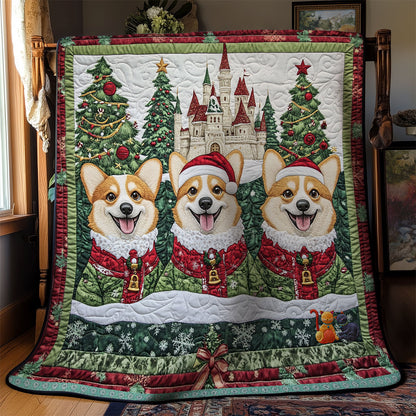 Corgi Festive Fun WN0310017CL Quilt