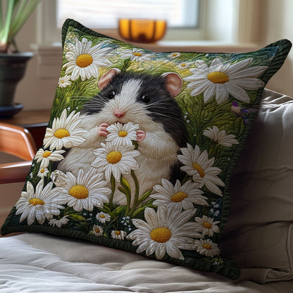 Flower Hamster WY0412117CL Quilt Pillow Case