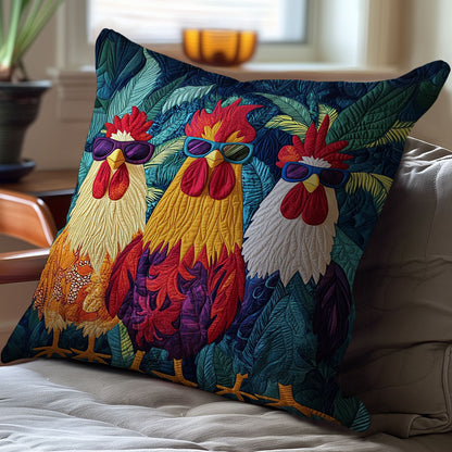 Adventurous Chicken WJ0811031CL Quilt Pillow Case