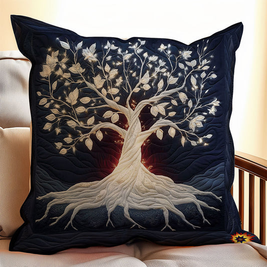 Snow Tree Of Life WY2212025CL Quilt Pillow Case