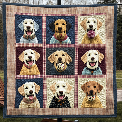 Silly Labrador Retriever WN2009061CL Quilt