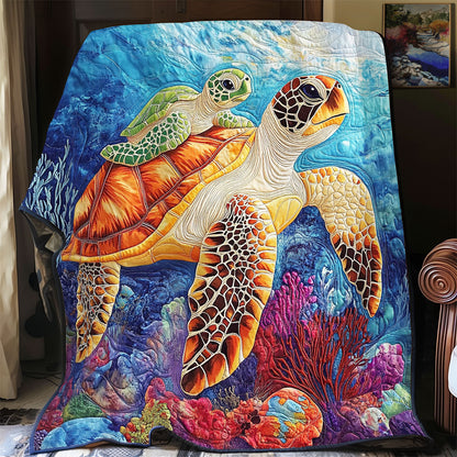 Tortoise And Turtle WY0202072CL Quilt