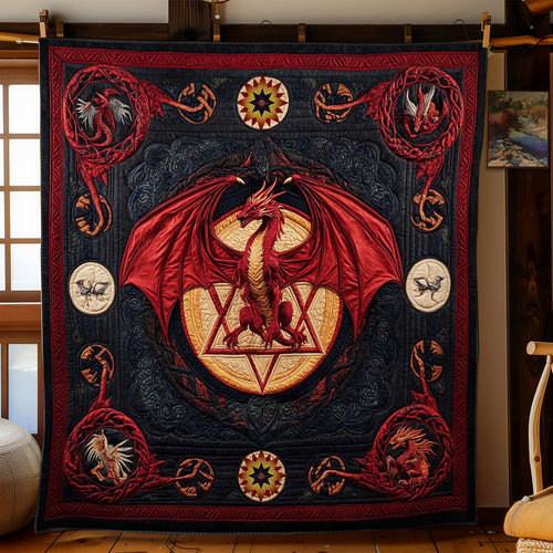 Celtic Dragon Circle WN1912053CL Quilt