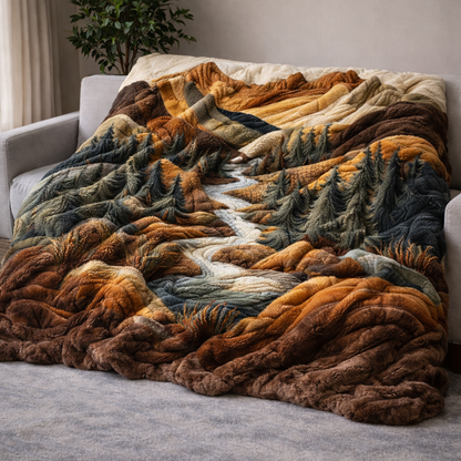 Tranquil Valley QA2701004CL Faux Fur Throw Blanket