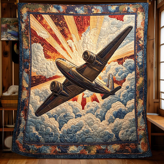 Majestic Airplane XB1604001CL Quilt