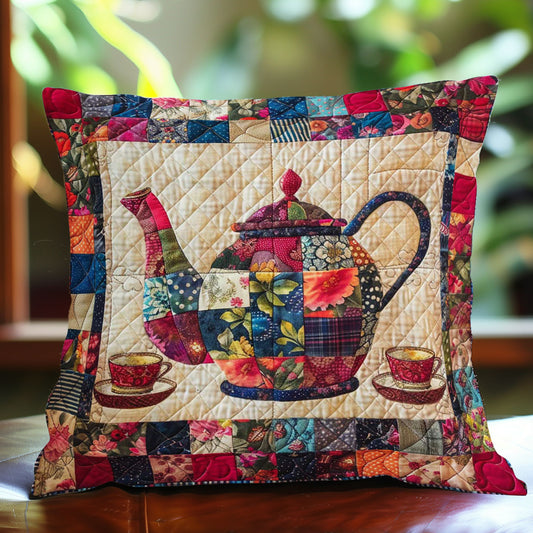 Patchwork Teaset WJ1109041CL Quilt Pillow Case