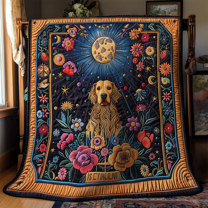 Golden Retriever's The Moon WN1210005CL Quilt