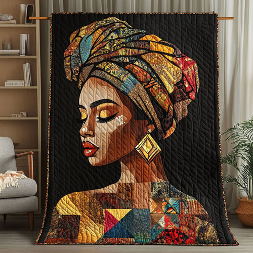 African American Woman WX2610001CL Quilt