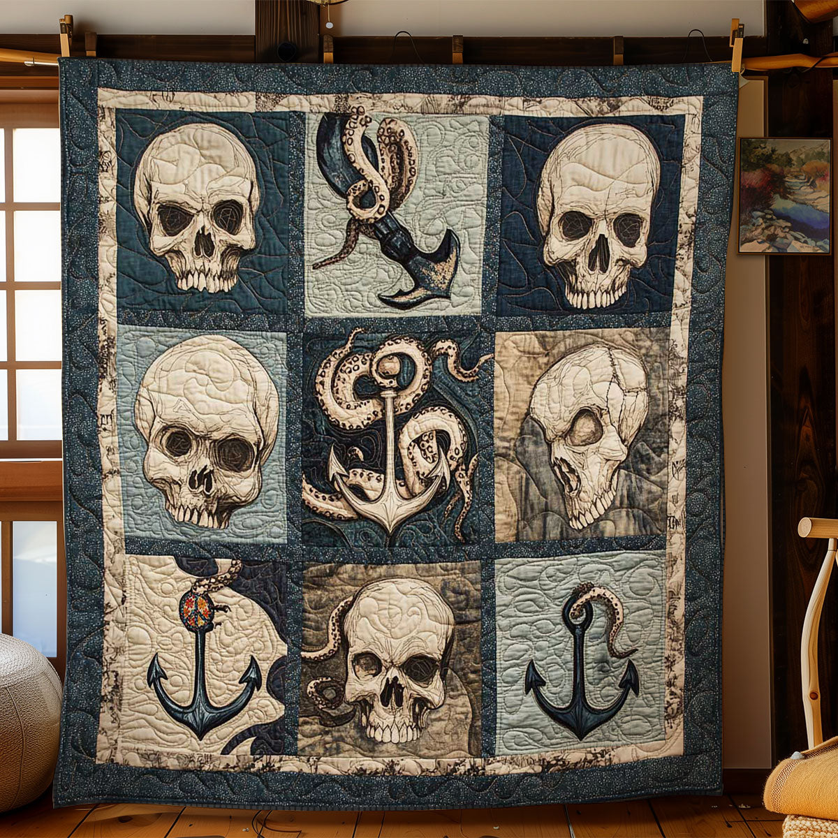 Skull Seas WN2311039CL Quilt
