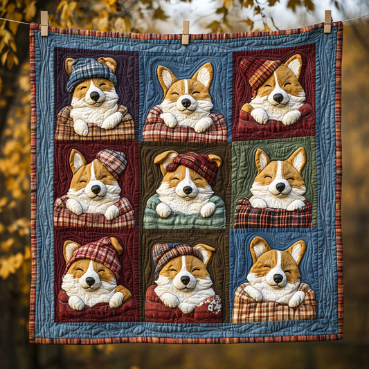 Corgi Dream WG1601061CL Quilt
