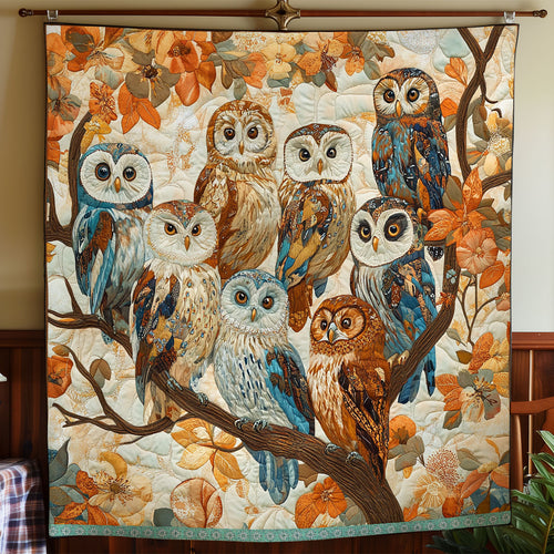 Owl Autumn WX1312037CL Quilt