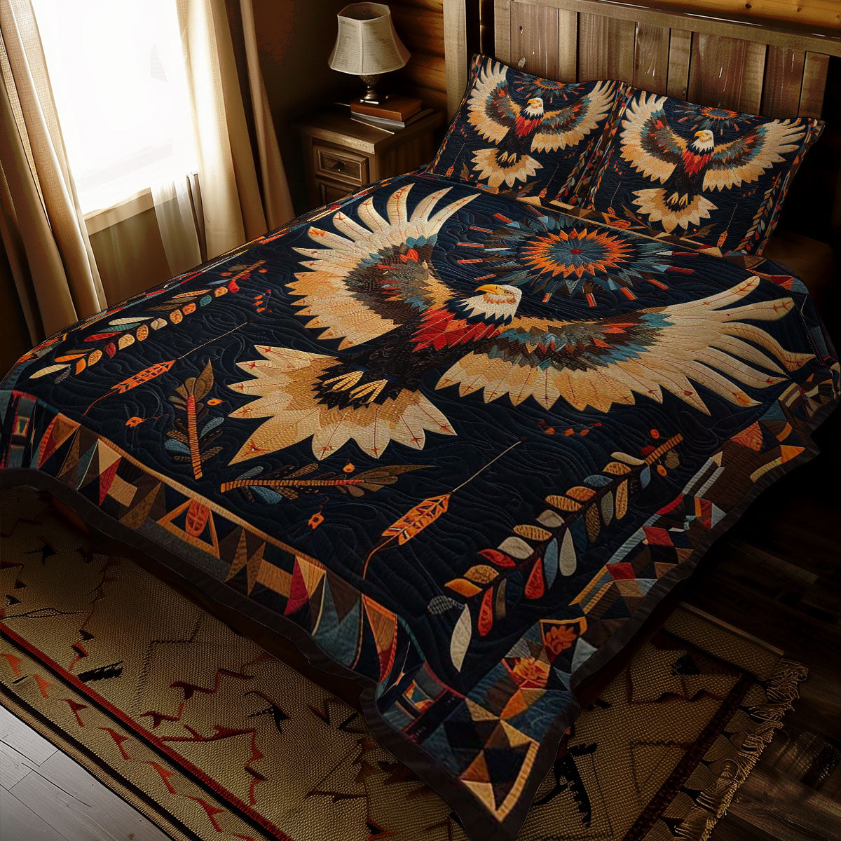 Eagle Native American WJ0810030CL Duvet Cover Set