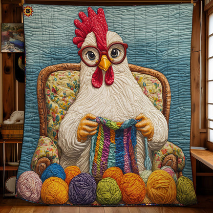 Knitting Chicken WY1911092CL Quilt