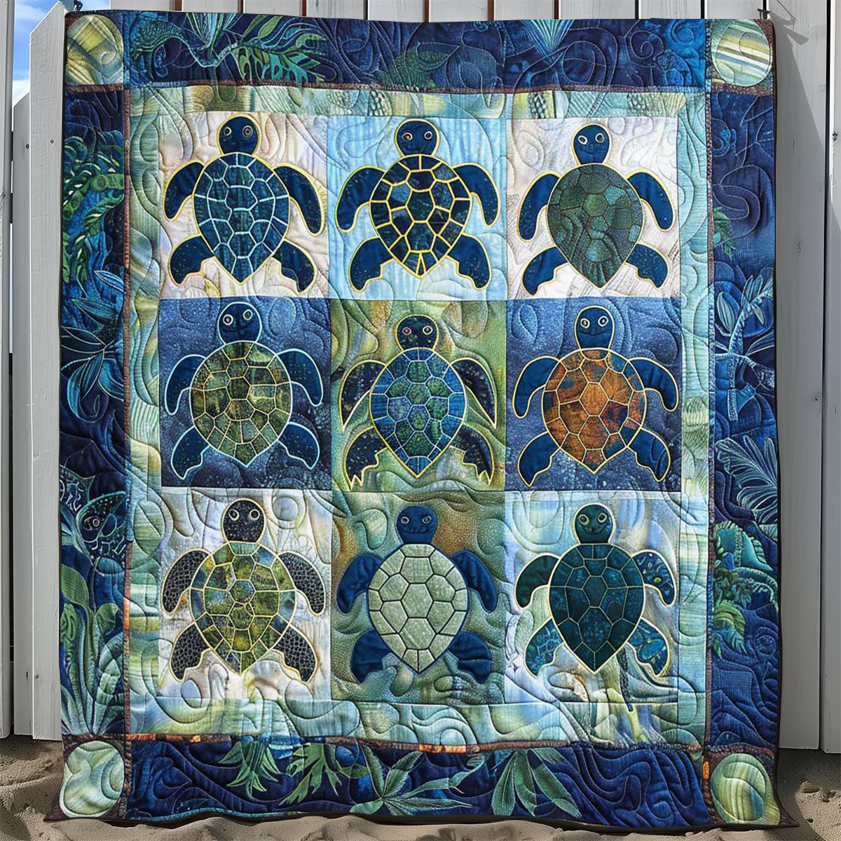 Sea Turtle  WJ1608017CL Quilt