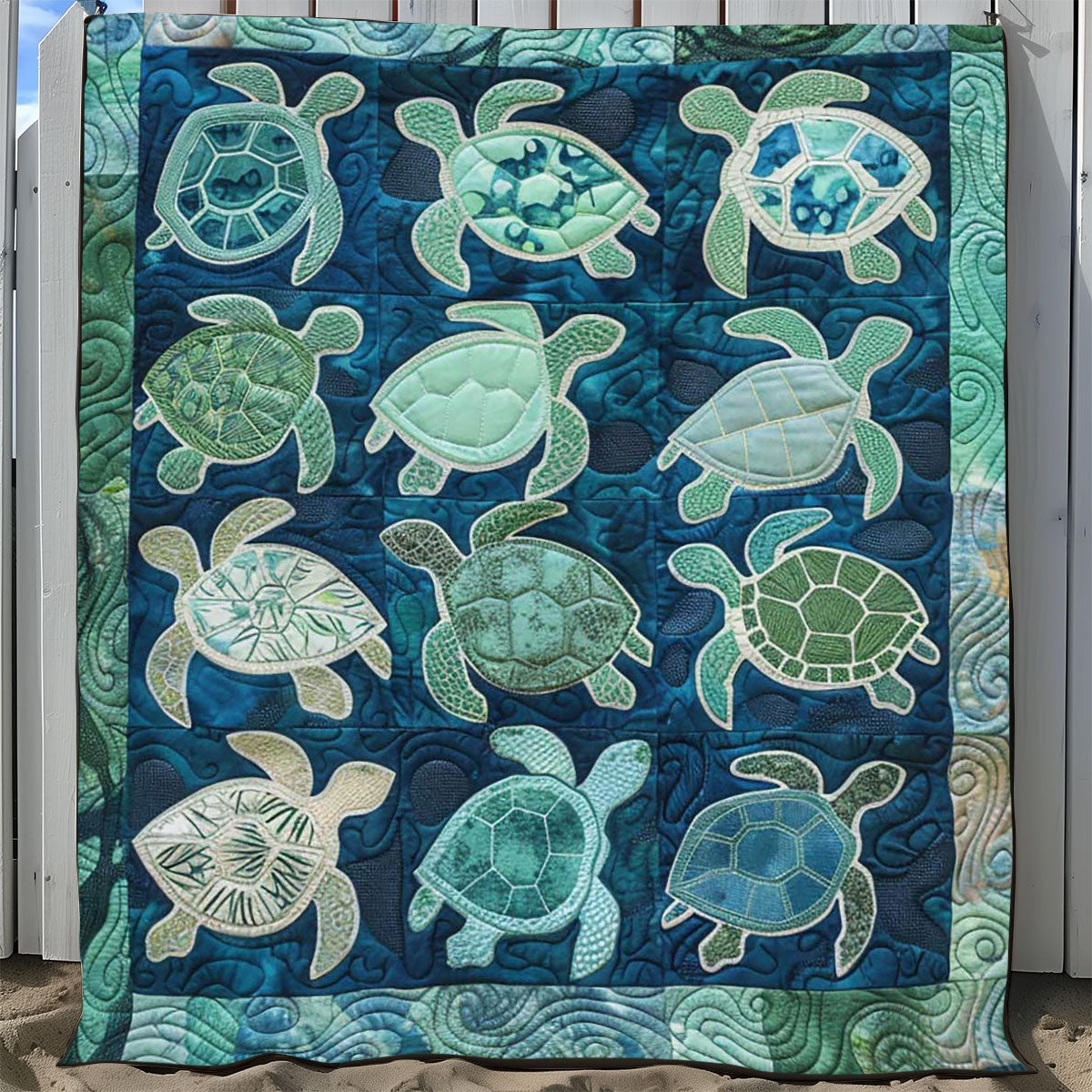 Sea Turtle WJ1908020CL Quilt