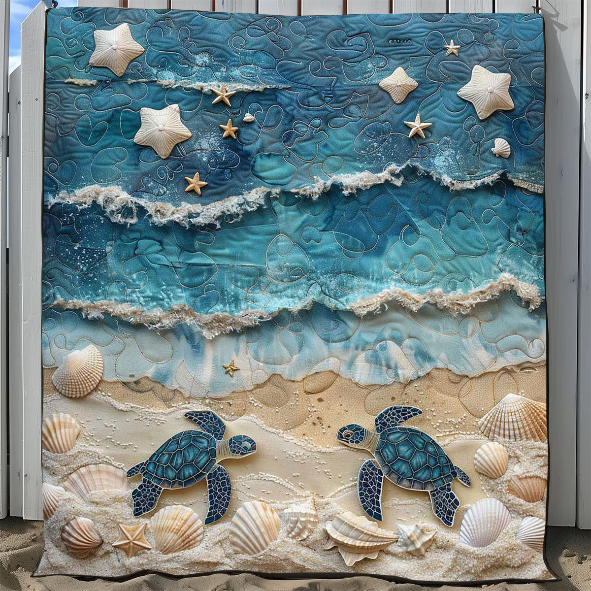 Sea Turtle WJ0609023CL Quilt