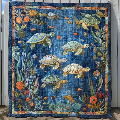 Sea Turtle WJ2708023CL Quilt