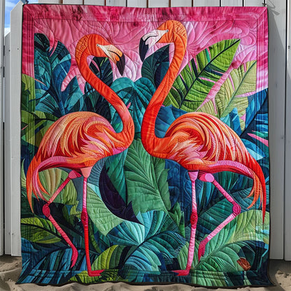 Tropical Flamingo WJ0509027CL Quilt