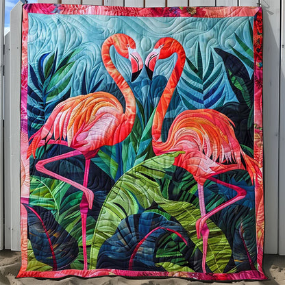 Tropical Flamingo WJ1908026CL Quilt