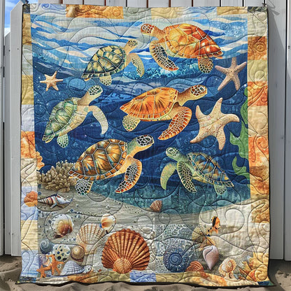 Turtle Under The Sea WJ0908031CL Quilt