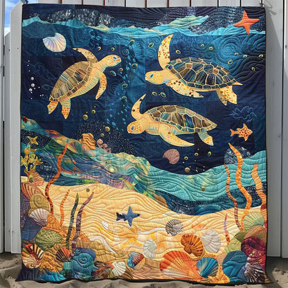 Turtle Under The Sea WJ0908033CL Quilt