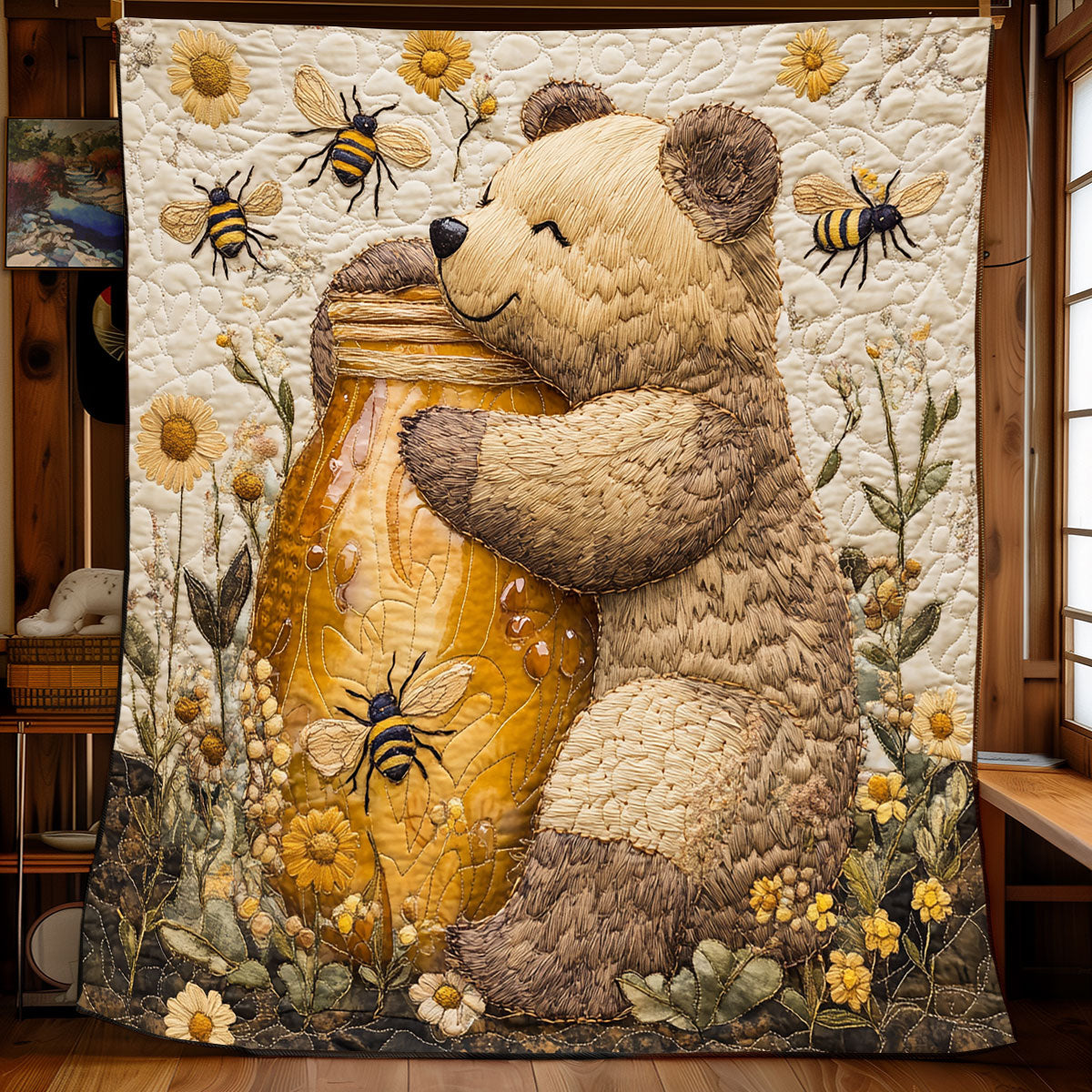 Honey Bear XB0303006CL Quilt